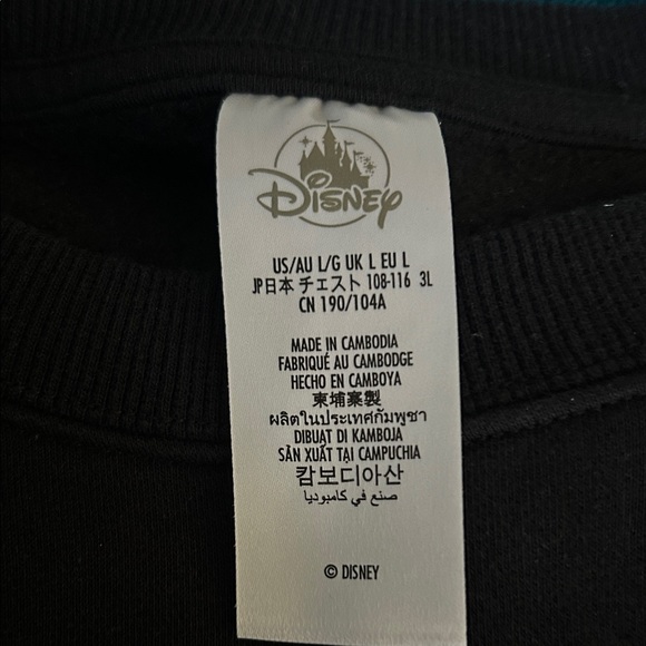 Disney Black Sweatshirt with Mickey Mouse Design - Picture 4 of 4